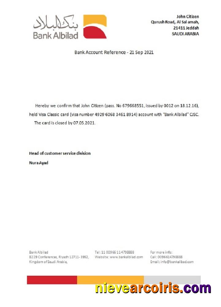 Saudi Arabia Albilad bank closure reference
